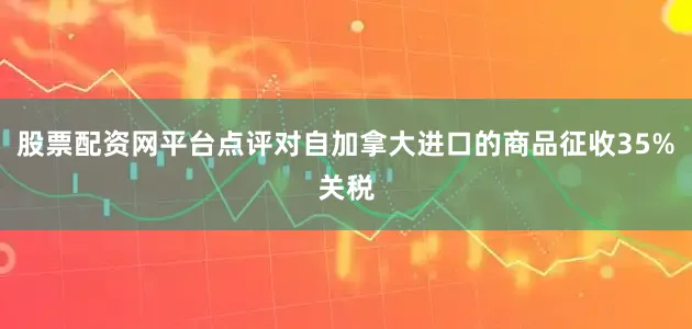 股票配资网平台点评对自加拿大进口的商品征收35%关税